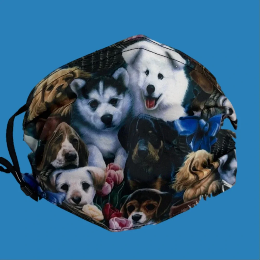 New cute dog face mask